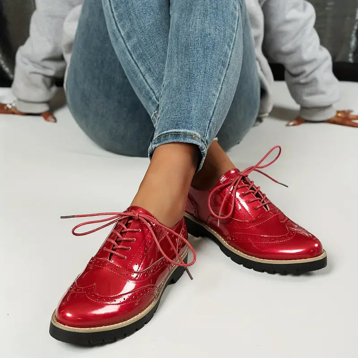 Damen Klobige Oxford Schuhe Stilvoll & Komfortabel