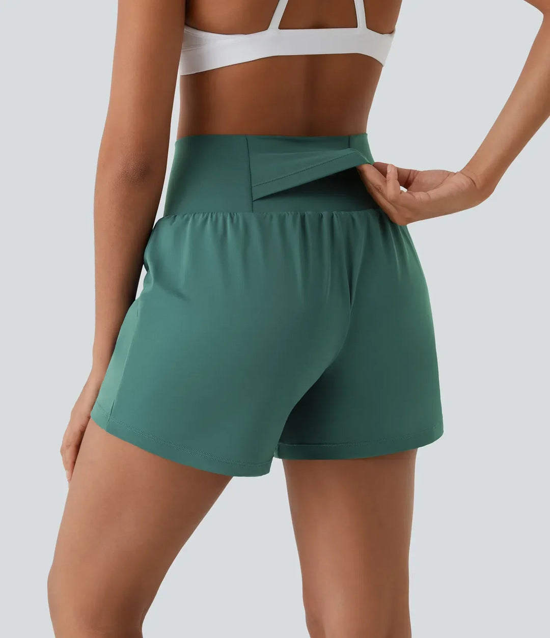 2-in-1 Sportbekleidung Shorts für Damen in hochwertiger Verarbeitung