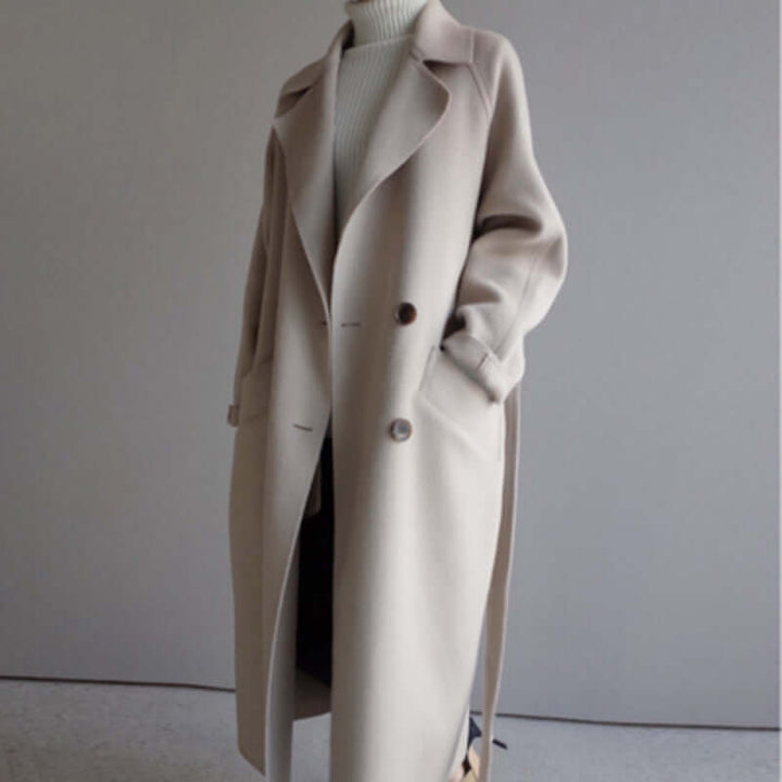 Damen Mantel - Lang, Casual, Warm