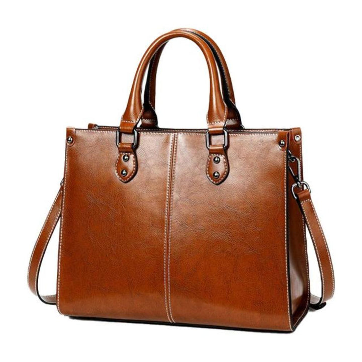 Modische Tote Bag in Algen-Grün, geräumige Damen Handtasche