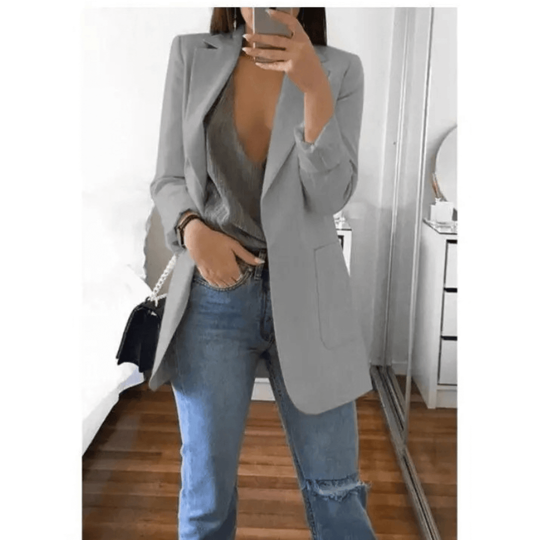 Langer Damenblazer: Eleganter & Vielseitiger Blazer