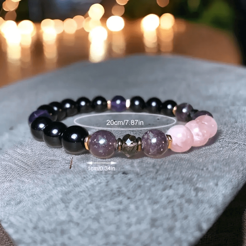 8mm Edelstein Armband mit verschiedenen Steinen