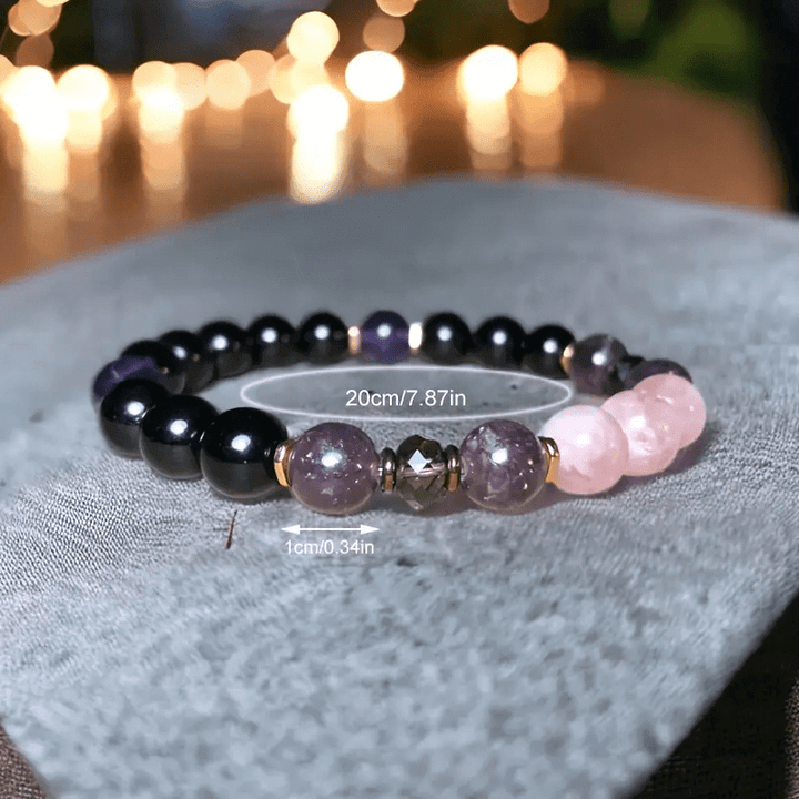 8mm Edelstein Armband mit verschiedenen Steinen