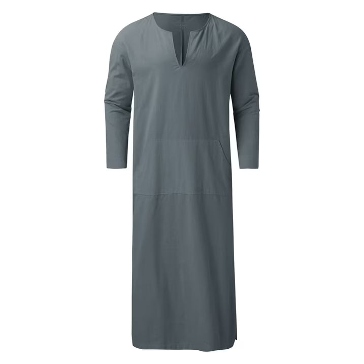 Bequeme Djellaba mit V-Ausschnitt für Damen - Eleganter Komfort