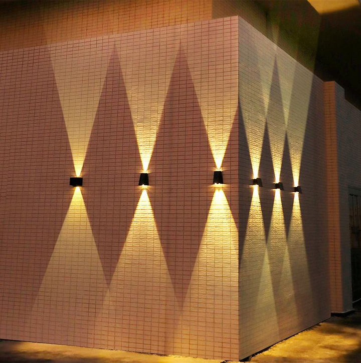 LED Solar Wandleuchte für Außenbereiche