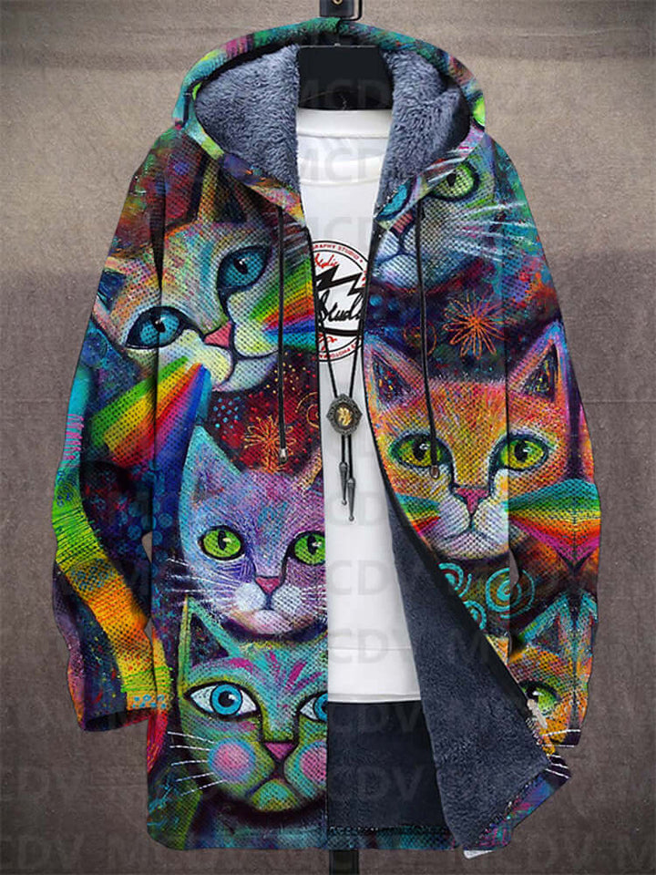 Luxuriöse Damen Strickjacke mit künstlerischem Design