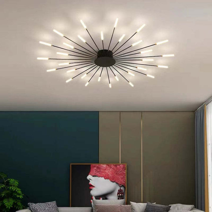 Moderner Kronleuchter für Wohnzimmer mit LED-Lampen