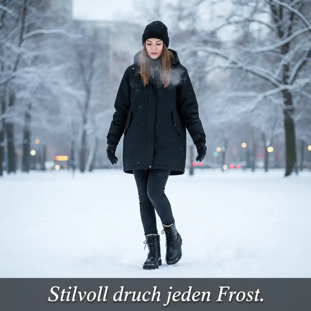 Anke | Stylische Schwarze Winterstiefel Damen