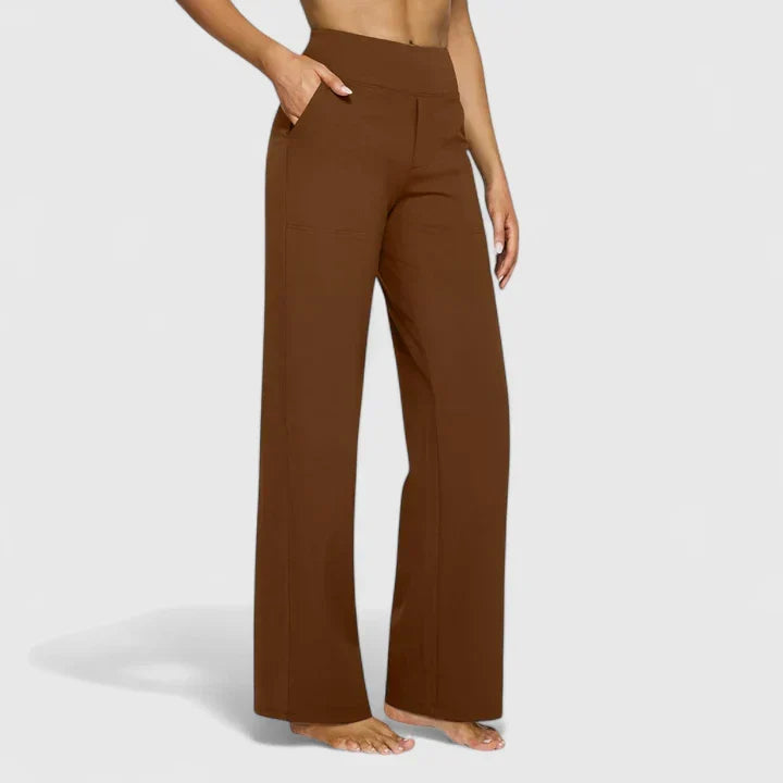 Schicke Damenhose mit geradem Bein, hoher Tragekomfort, perfekt für jeden Tag.