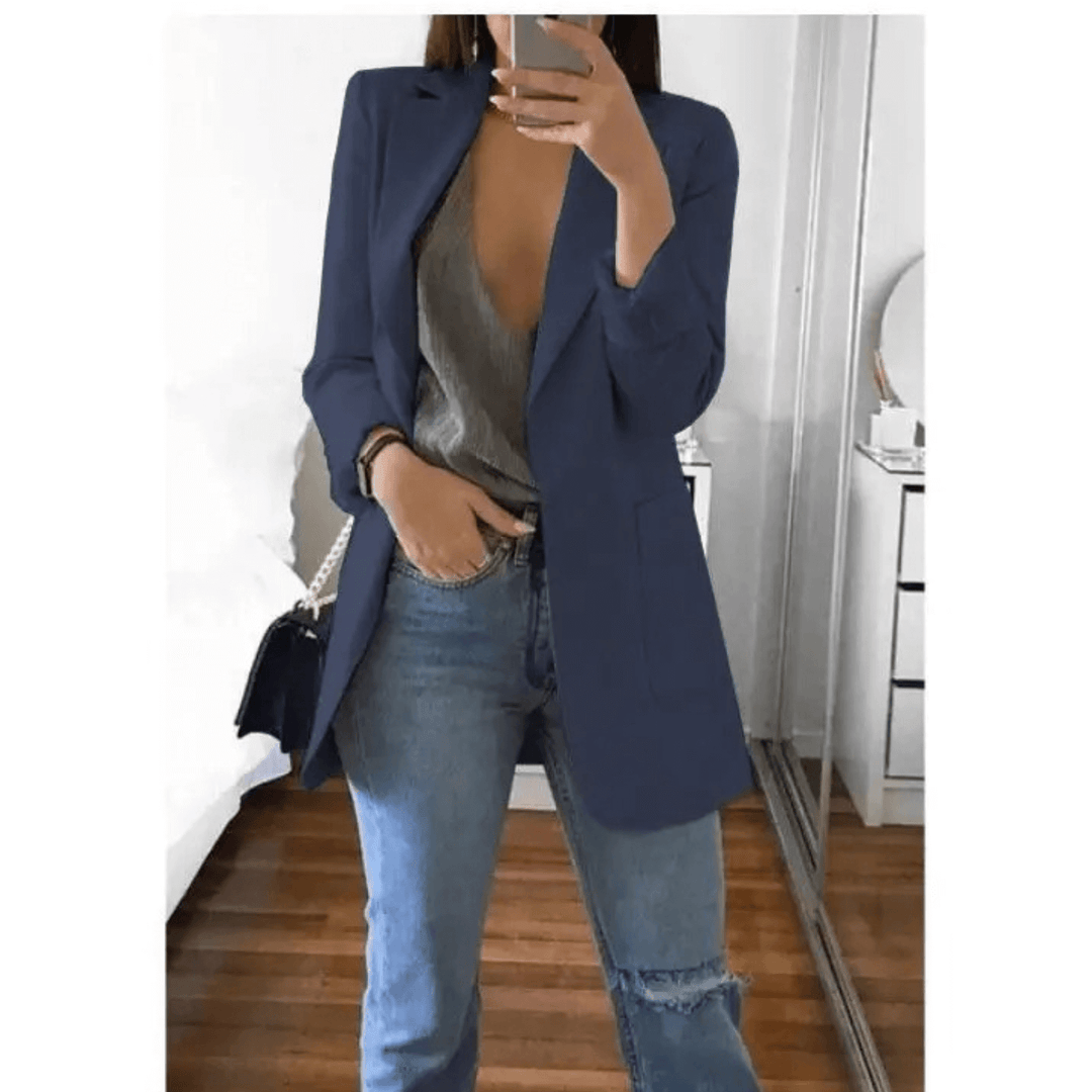 Langer Damenblazer: Eleganter & Vielseitiger Blazer