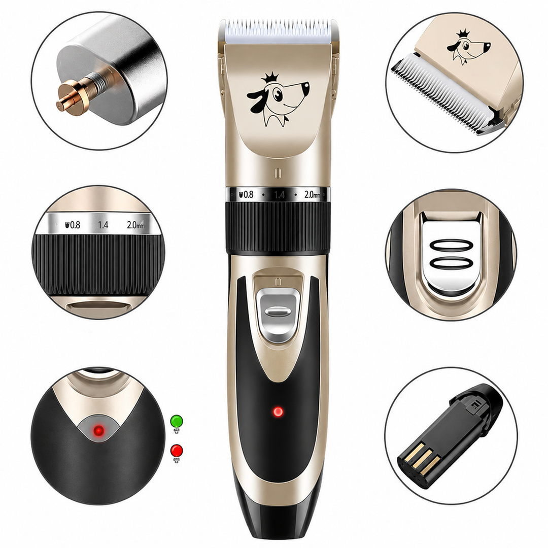 Lautloser Felltrimmer für Hunde – Präzis & Kabellos