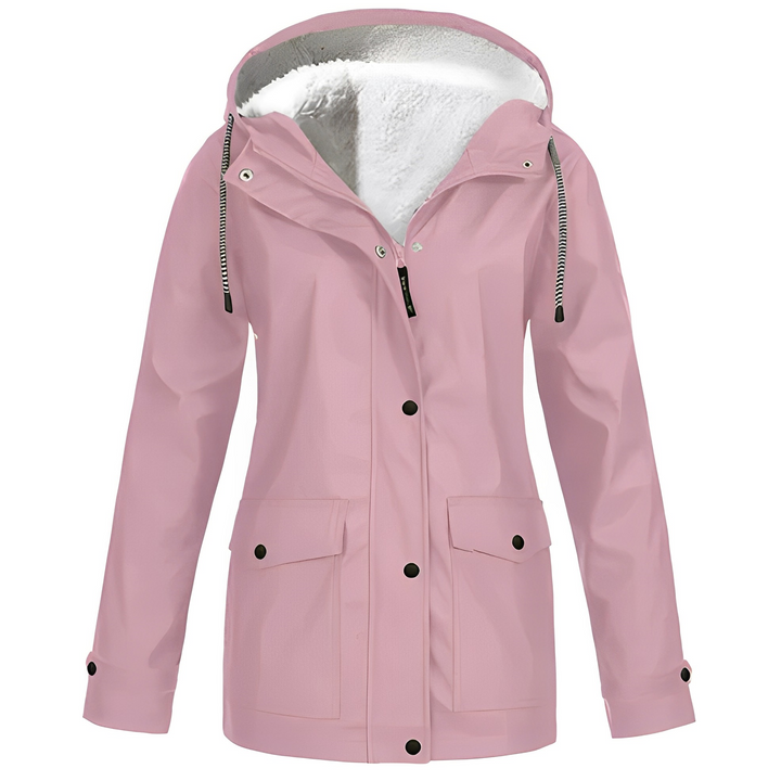 Elvira Damen Regenmantel mit Fleecefutter in einer Wintermode Galerieansicht