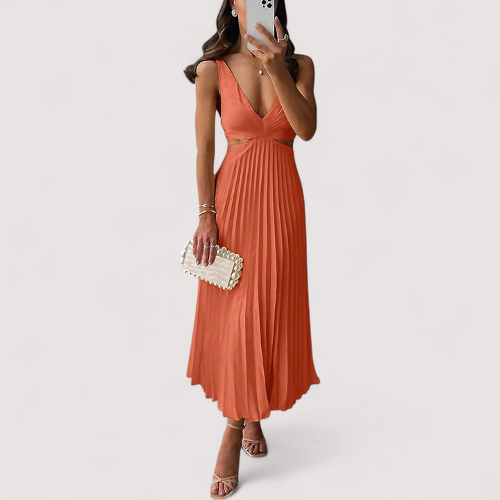 Stilvolles Damenkleid als Maxikleid für elegante Freizeit-Anlässe