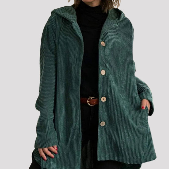 Vintage Damen Kapuzenjacke ideal für kühlere Tage im Herbst
