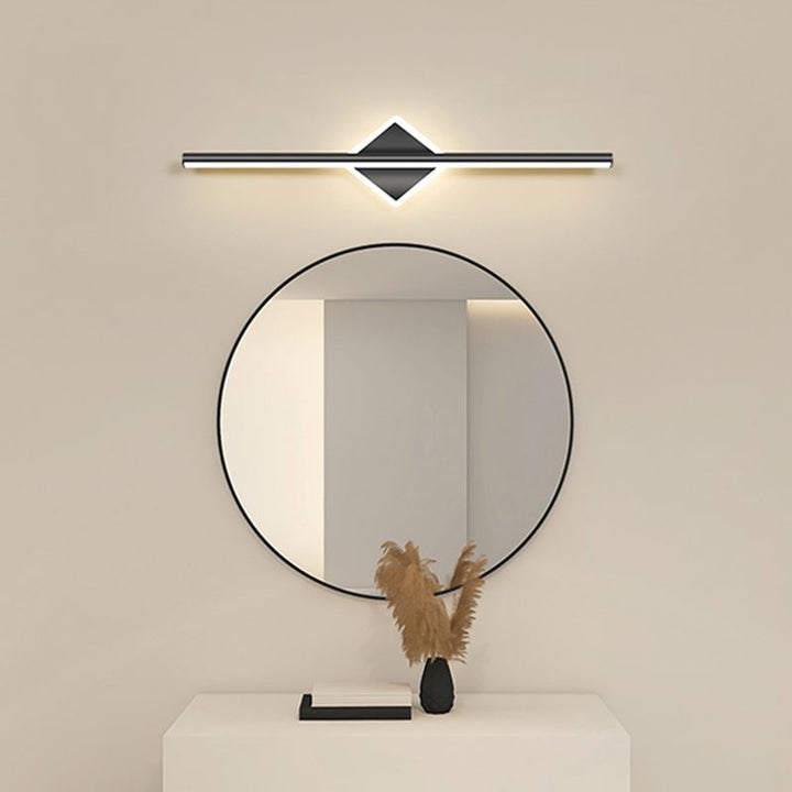 Moderne LED-Wandleuchte aus Metall und Silikon