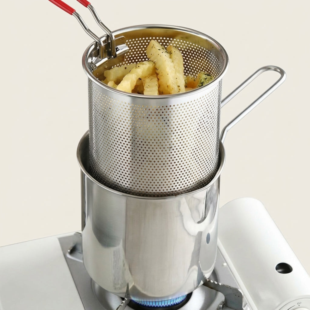 Ölsparendes Kompaktes Fritteusen-Set für die Küche