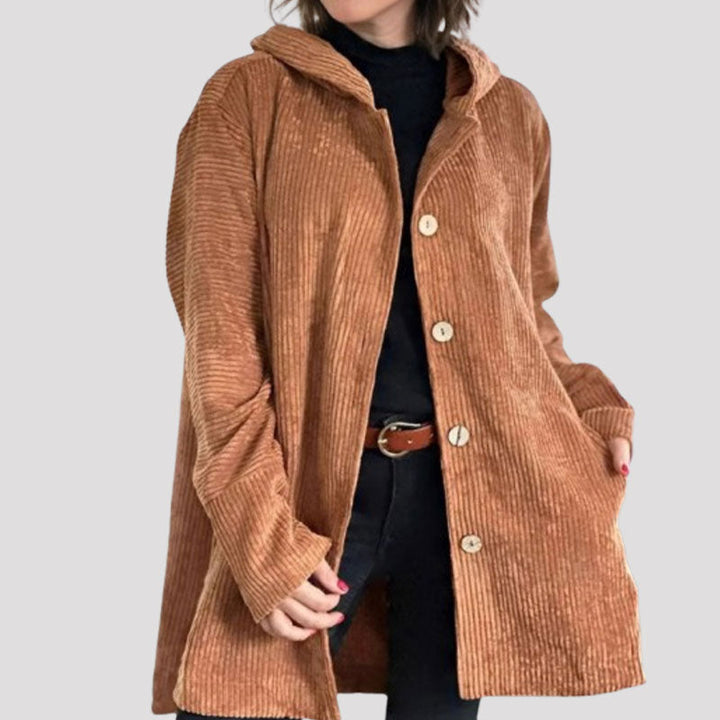 Stilvolle Damenjacke Langarm mit Kapuze für den Alltag