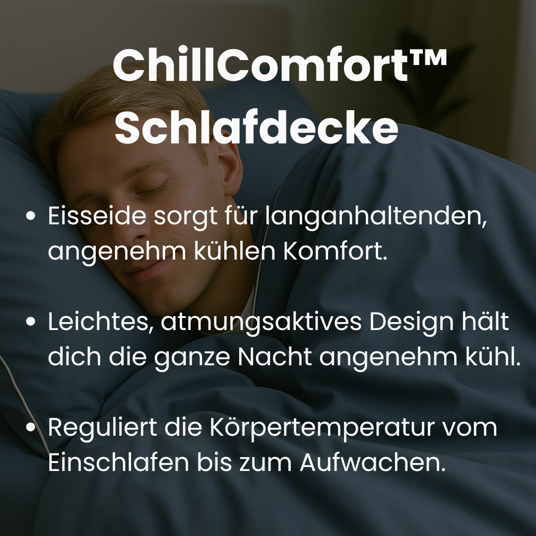 Unisex Sommer-Kühldecke Eisseide, kühlend & hautfreundlich, perfekt für jede Nacht.