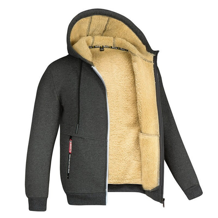 Stilvolle Winterjacke für Männer mit verstellbarer Kapuze
