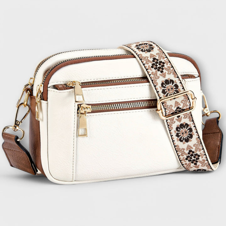 Geräumige Damen Schultertasche im Retro-Design, stilvoll & funktional für den Alltag.
