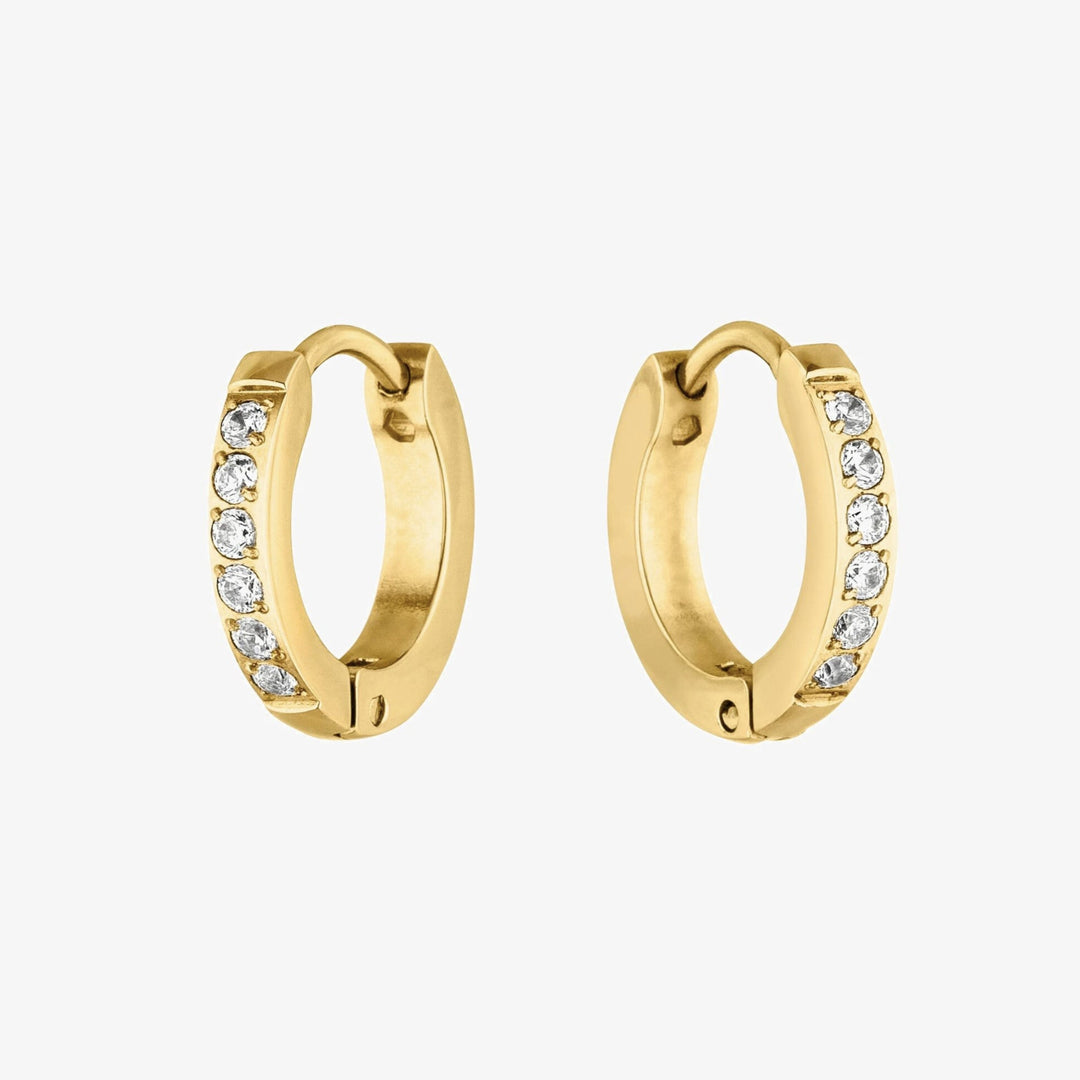 Stilvolle Mini Creolen als trendiger Damenschmuck aus Edelstahl