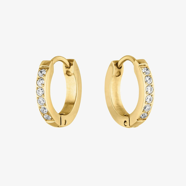 Stilvolle Mini Creolen als trendiger Damenschmuck aus Edelstahl