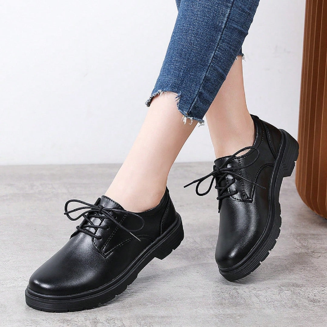 Orthopädische Schnürschuhe Damen - Schwarz | Komfort & Stil