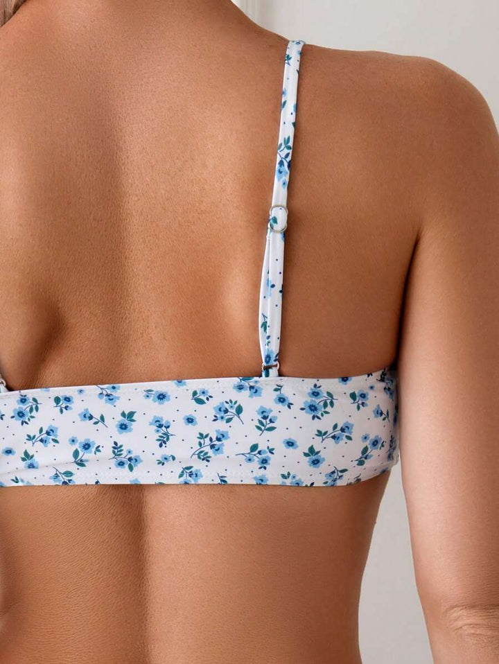 Eleganter Damen Blumenbikini für den perfekten Strandurlaub