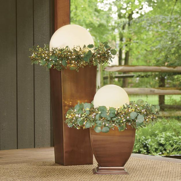 Kugelförmige Outdoor-Lampe mit Fernbedienung, RGB-Farben