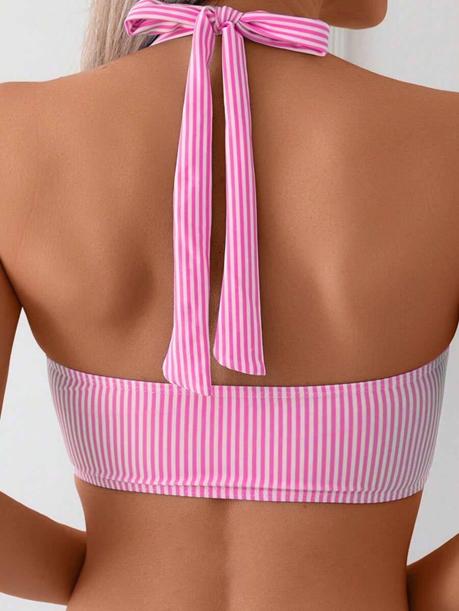 Damen Bandeau Bikini in verschiedenen leuchtenden Farben
