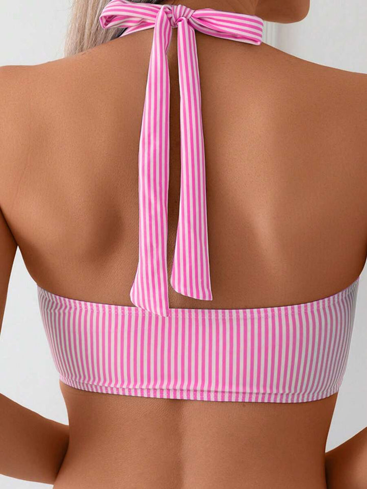 Damen Bandeau Bikini in verschiedenen leuchtenden Farben