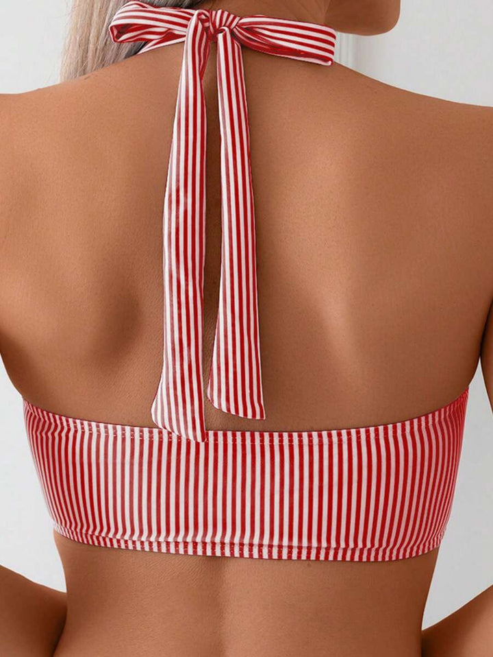 High Waist Bikini Unterteil, das Bauch und Hüften bedeckt