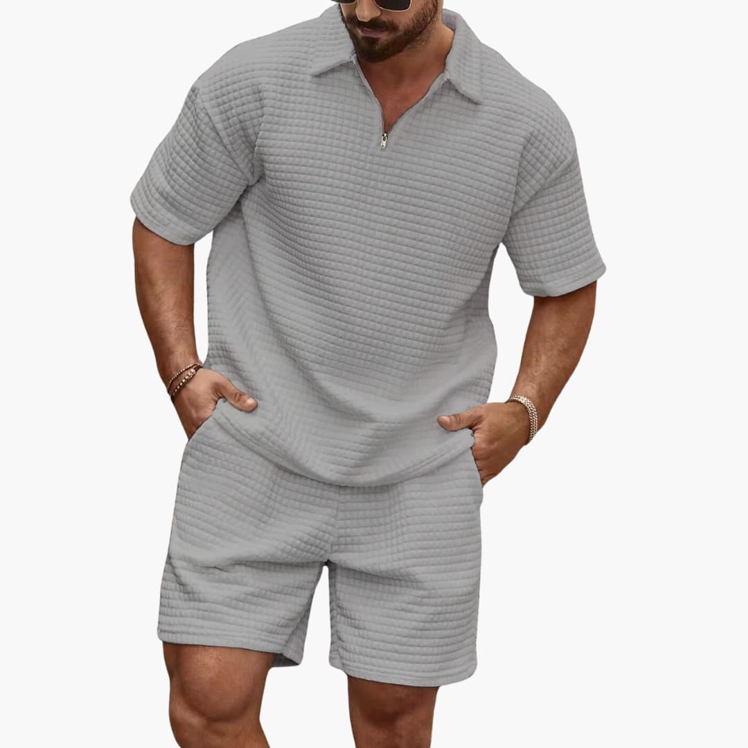 Stilvolles Sommerkleidung Set für Herren mit optimaler Luftzirkulation