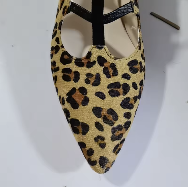 Damen Slingback Pumps mit spitzer Zehe & Riemchen