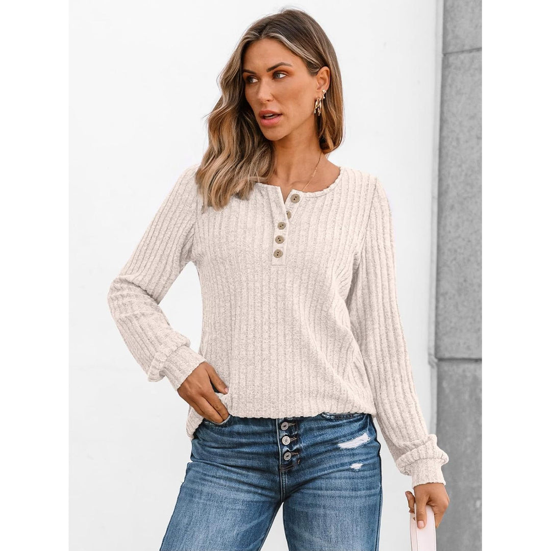Damen Streifen-Sweatshirt Winter – Gemütlicher Freizeit-Look