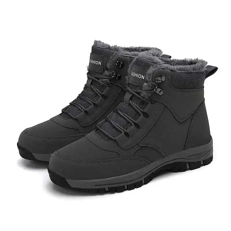 Bequeme, warme Damen Winterstiefel für den täglichen Gebrauch. Rutschfeste Winterschuhe für Damen.