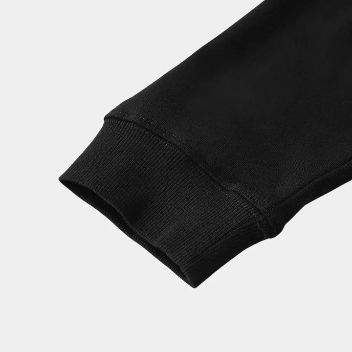 Oversize Sport Sweatshirt für Herren in Schwarz
