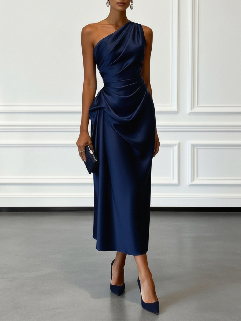 Luxuriöses rückenfreies Damenkleid in verschiedenen Farben