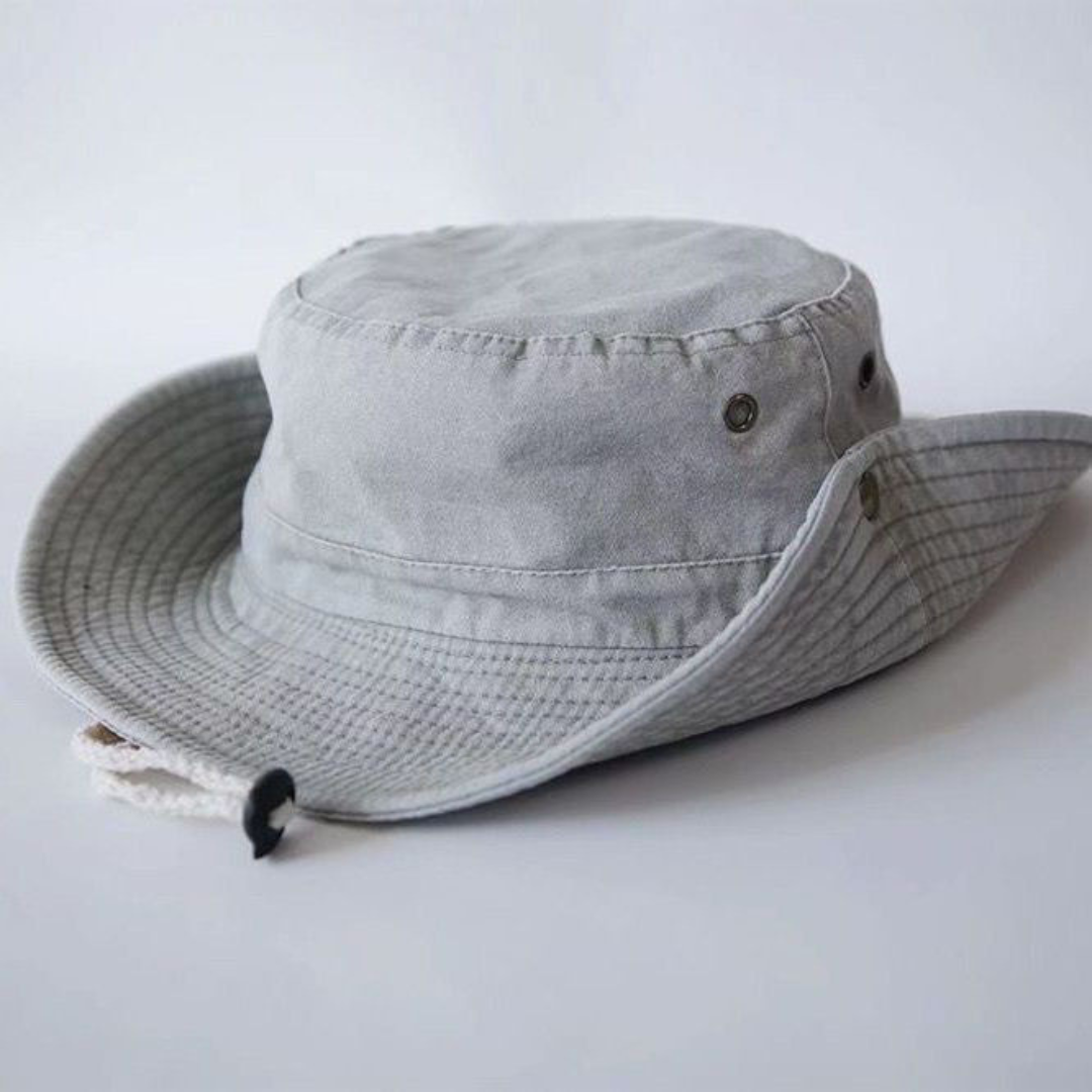 Schwarzer Unisex Hut, vielseitiger Ganzjahreshut & Outdoor Kopfbedeckung.