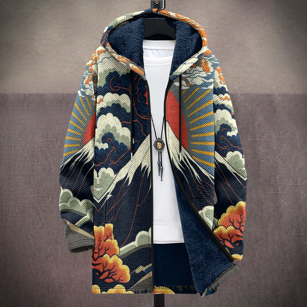 Luxuriöse Damen-Strickjacke im Kunst-Design