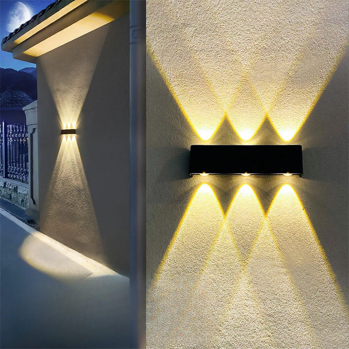 Solar LED Außenwandleuchte Schwarz - Modern & Umweltfreundlich