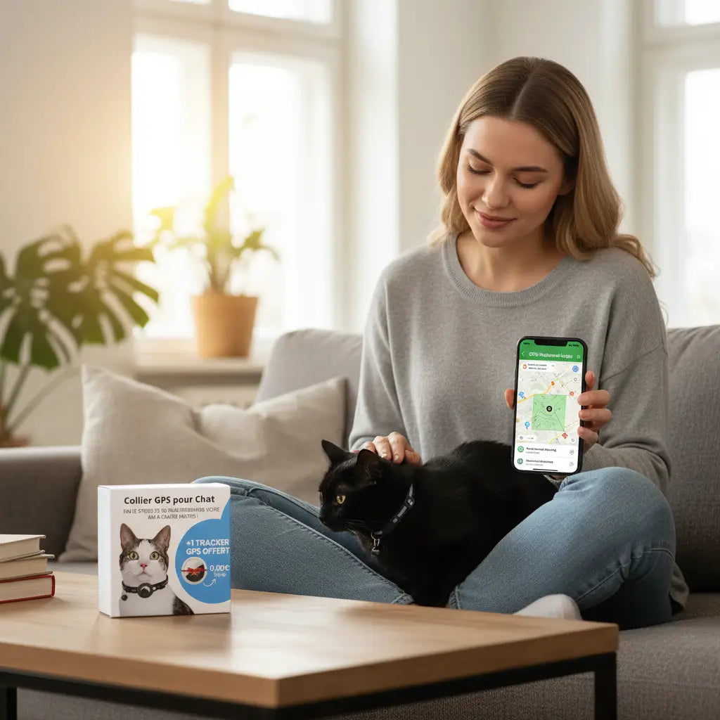 Gps-Halsband Für Katzen Mit Live-Tracking Und Sicherheit