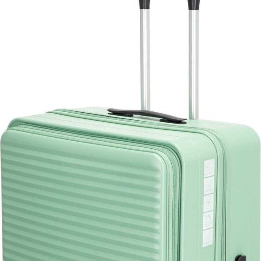 Sicheres 2er-Set Hartschalenkoffer mit Laptopfach und praktischem TSA-Schloss.