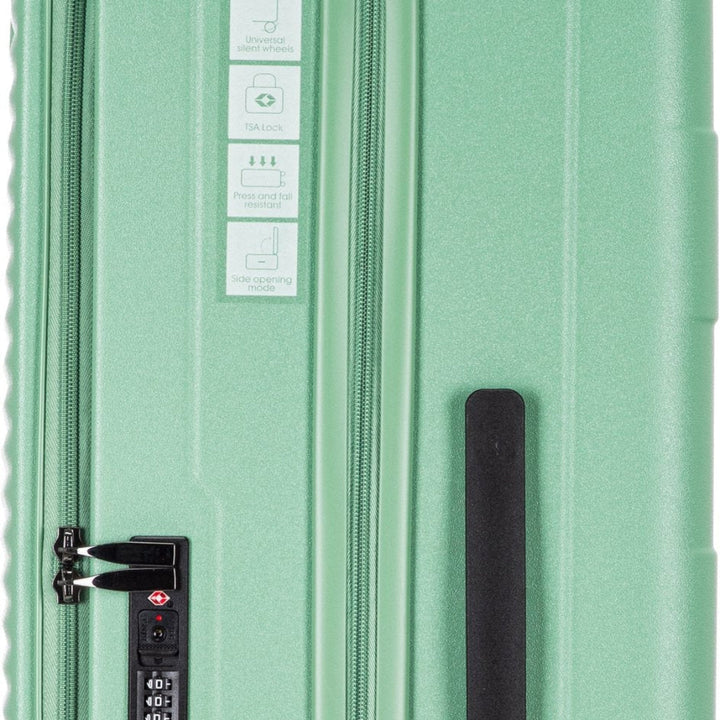 Hartschalen-Kofferset (2-teilig) mit Laptopfach, strapazierfähig und wetterbeständig.