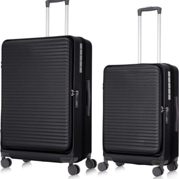 Gepäckset für Urlaub & Businessreise: Hartschalenkoffer mit Laptopfach & TSA-Schloss.