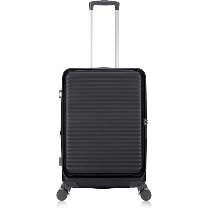 Zweiteiliges Kofferset: Hartschalenkoffer mit Laptopfach, robust und langlebig.