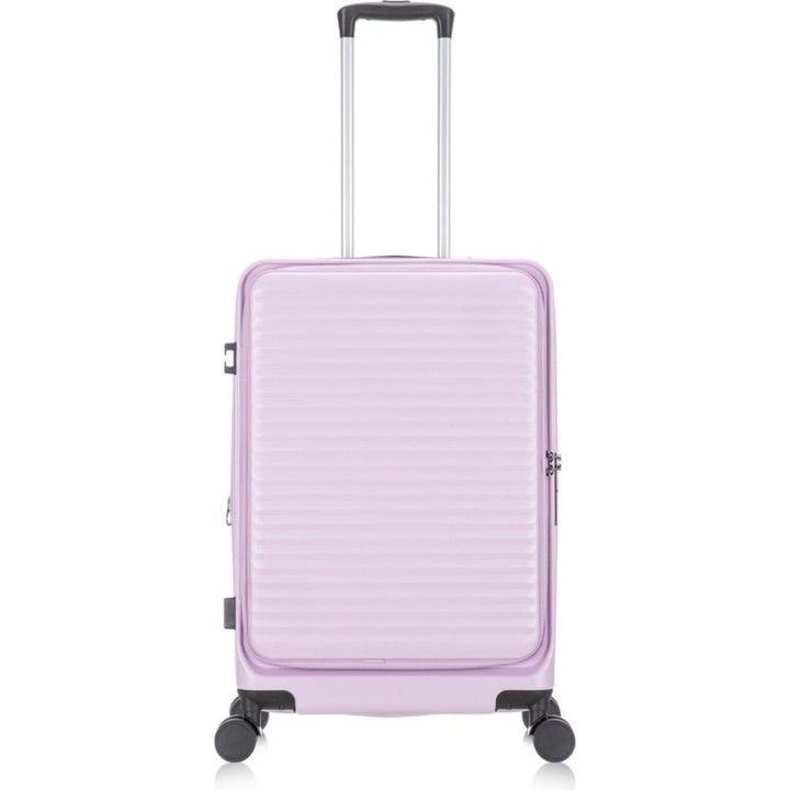 Hartschalen-Koffer-Duo mit Laptopfach und TSA-Zahlenschloss für sicheres Reisen.