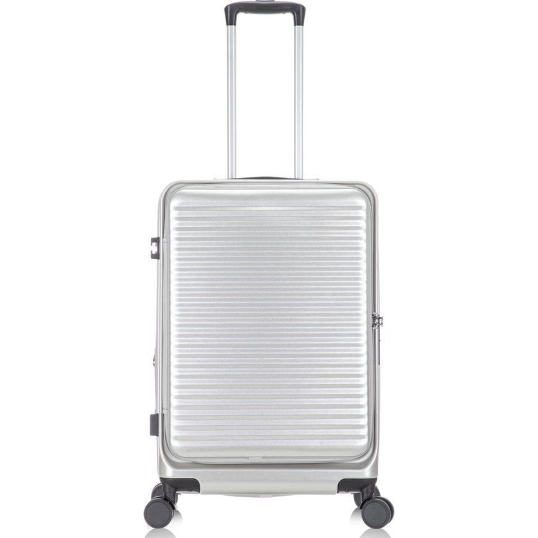 Funktionales Hartschalen-Gepäckset (2-teilig) mit Laptopfach & viel Stauraum.