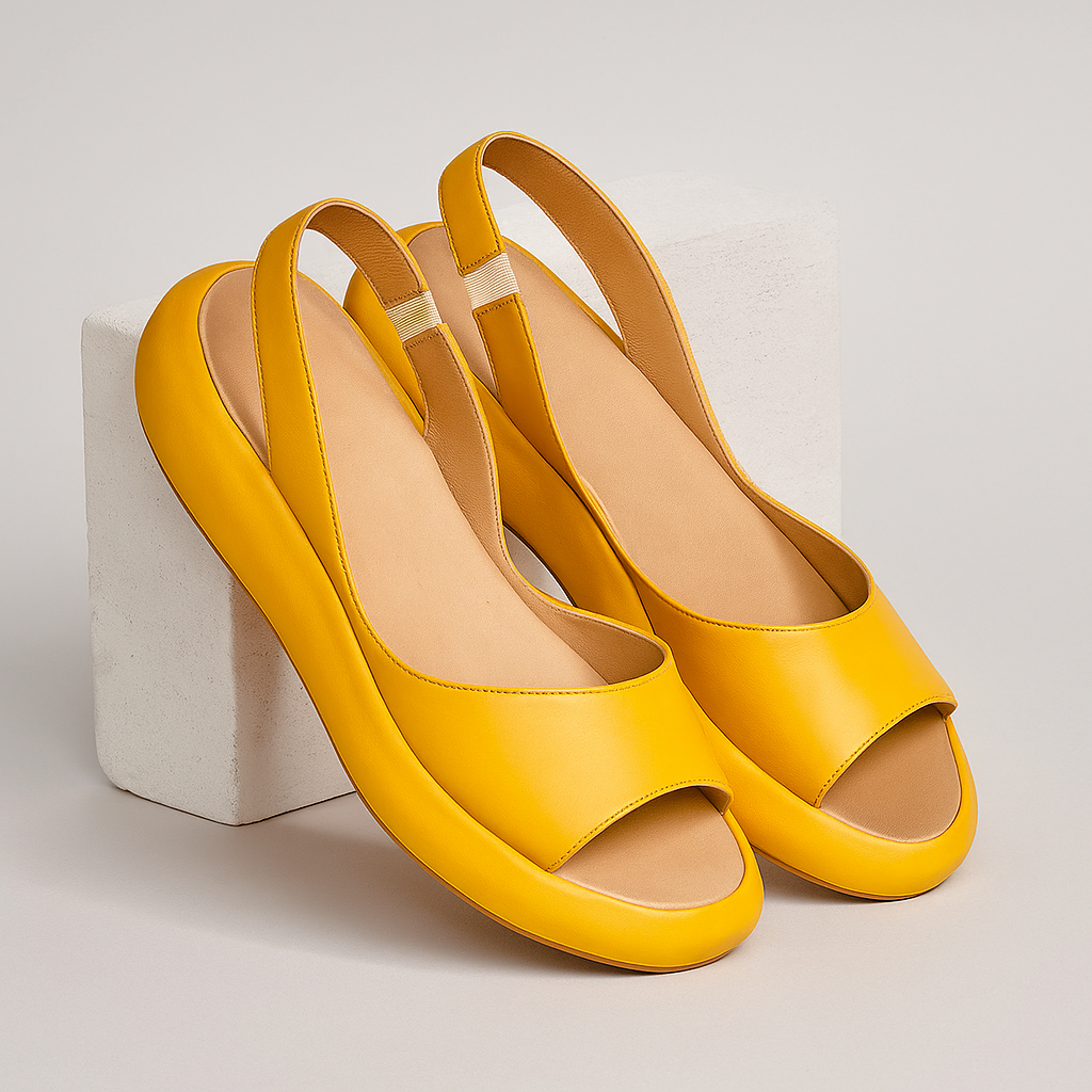 Komfortable, stilvolle Damen Orthopädische Sandalen. Perfekte Sommerschuhe für Fußkomfort im Alltag.