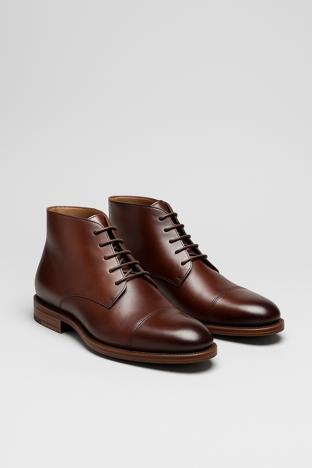 Schwarze elegante Herren Stiefel, rutschfest & bequem, ideal für Business & Alltag.